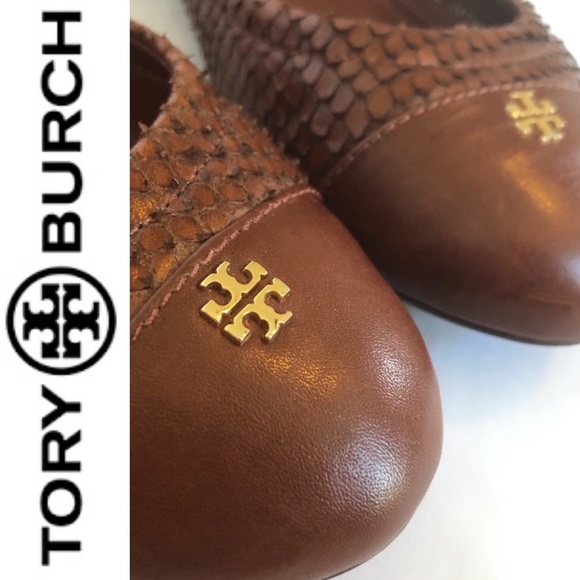 Tory Burch Shoes - Tory Burch Snakeskin Ballet Flats